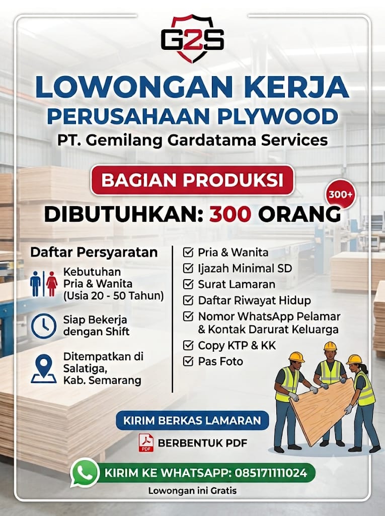 Tenaga Produksi – Perusahaan Plywood